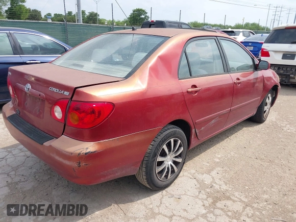 2004 Toyota Corolla CE with VIN 1NXBR32E14Z265397, listed as a IAAI auction lot 42182313 with 200,035 mi miles. Bid and sale history available at carsss.com. Image 4.