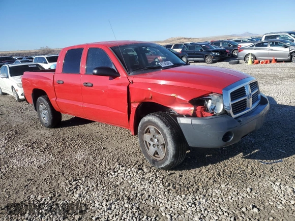 2005 Dodge Dakota ST with VIN 1D7HE28K55S277542, listed as a Copart auction lot 87946845 with 187,459 mi miles and Salvage Title. Bid and sale history available at DreamBid. Image 4.