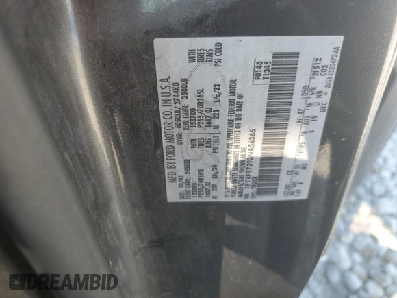 2003 Ford F-150 XL with VIN 1FTRF17293NA56366, listed as a Copart auction lot 48748075 with Not Provided miles and Salvage Title. Bid and sale history available at DreamBid. Image 12.