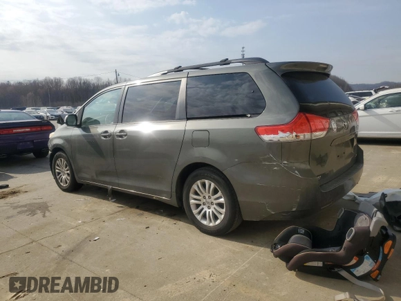 2011 Toyota Sienna XLE AAS with VIN 5TDYK3DC3BS138702, listed as a Copart auction lot 48552425 with 170,685 mi miles and Salvage Title. Bid and sale history available at carsss.com. Image 2.