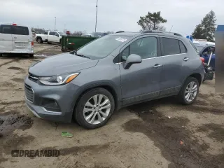2020 Chevrolet Trax Premier with VIN 3GNCJRSB5LL271003, listed as a Copart auction lot 46986775 with 45,711 mi miles and Salvage title. Bid and sale history available at DreamBid. Image 1.