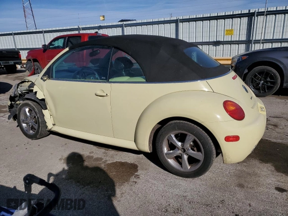2003 Volkswagen Beetle GLS с VIN 3VWCD21Y43M331910, выставлен на аукционе Copart как лот 42709485 с пробегом 56 409 миль миль и Списание • Salvage title. История ставок и продаж доступна на DreamBid. Изображение 2.