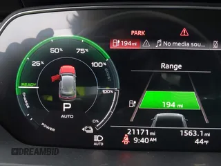 2021 Audi e-tron Premium with VIN WA1AAAGE8MB010823, listed as a IAAI auction lot 41254590 with 21,171 mi miles. Bid and sale history available at carsss.com. Image 17.