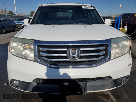 2014 Honda Pilot EX-L with VIN 5FNYF3H77EB015608, listed as a Copart auction lot 43647195 with 59,365 mi miles and Salvage Title. Bid and sale history available at DreamBid. Image 5.