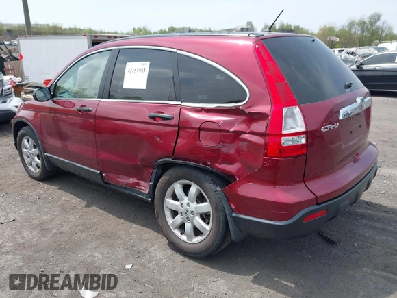 2009 Honda CR-V EX with VIN 5J6RE48529L070296, listed as a IAAI auction lot 42154983 with 61,679 mi miles and . Bid and sale history available at carsss.com. Image 3.