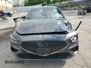 2024 Genesis G70 2.5T with VIN KMTG34SCXRU141623, listed as a Copart auction lot 55944715 with 25,318 mi miles and Salvage title. Bid and sale history available at DreamBid. Image 5.