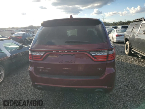 2022 Dodge Durango R/T Plus with VIN 1C4SDJCT0NC222634, listed as a Copart auction lot 85609924 with 26,692 mi miles and Salvage title. Bid and sale history available at DreamBid. Image 6.