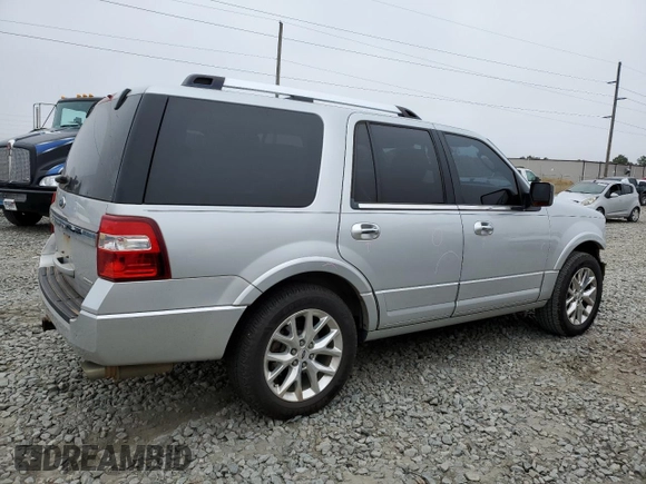 2015 Ford Expedition Limited with VIN 1FMJU1KT4FEF08033, listed as a Copart auction lot 86744224 with 152,775 mi miles and Salvage title. Bid and sale history available at DreamBid. Image 3.