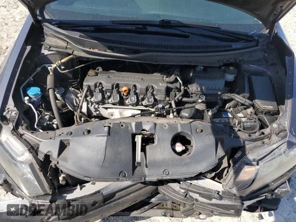 2014 Honda Civic EX-L with VIN 19XFB2F90EE010080, listed as a Copart auction lot 52307055 with 284,203 mi miles and Salvage Title. Bid and sale history available at DreamBid. Image 12.