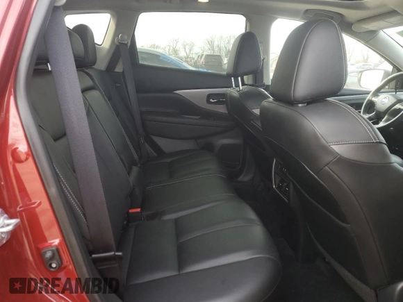 2019 Nissan Murano SL with VIN 5N1AZ2MS6KN116807, listed as a Copart auction lot 45186695 with 24,280 mi miles and Salvage Title. Bid and sale history available at DreamBid. Image 12.