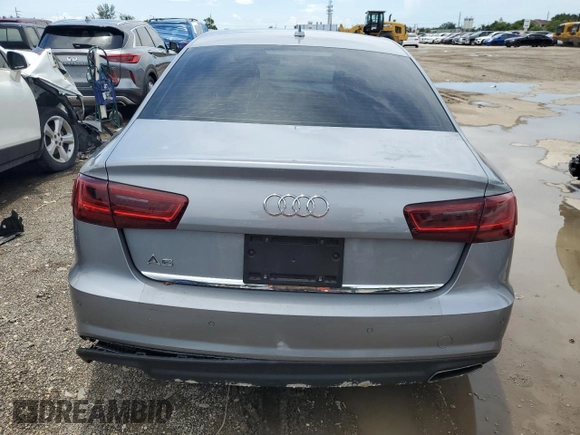 2018 Audi A6 Premium Plus with VIN WAUD8AFC8JN092221, listed as a Copart auction lot 55961053 with 36,126 mi miles. Bid and sale history available at carsss.com. Image 6.