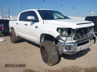 2015 Toyota Tundra Platinum z VIN 5TFGY5F15FX176935, wystawiony jako IAAI lot #41763346 z przebiegiem 150 110 mil mil oraz . Historia ofert i sprzedaży dostępna na DreamBid. Obrazek 1.