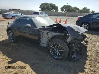 2017 Mazda MX-5 Miata RF Grand Touring with VIN JM1NDAM73H0104498, listed as a Copart auction lot 71321294 with 85,810 mi miles and Salvage Title. Bid and sale history available at carsss.com. Image 4.