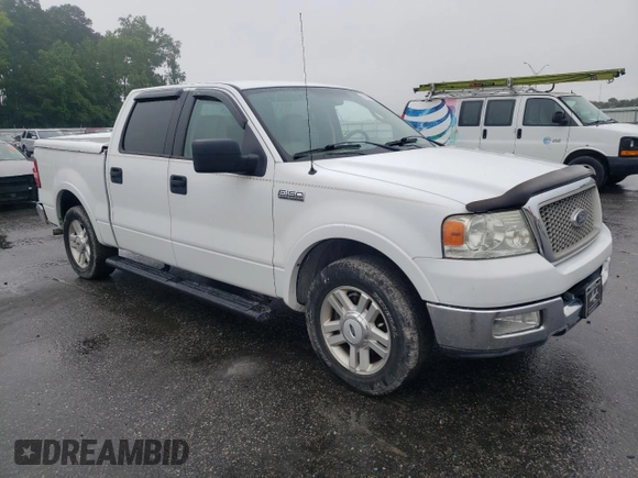 2004 Ford F-150 XLT z VIN 1FTPW12534FA22444, wystawiony jako Copart lot #58383175 z przebiegiem 150 450 mil mil oraz Szkoda całkowita • Salvage title. Historia ofert i sprzedaży dostępna na DreamBid. Obrazek 4.