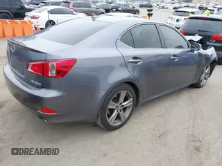 2013 Lexus IS 250 with VIN JTHBF5C23D5187730, listed as a IAAI auction lot 42044838 with 80,315 mi miles and . Bid and sale history available at DreamBid. Image 4.