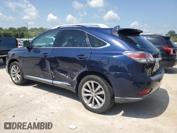 2014 Lexus RX 450h with VIN JTJBC1BA5E2069478, listed as a Copart auction lot 63434295 with 127,840 mi miles and Salvage title. Bid and sale history available at DreamBid. Image 2.