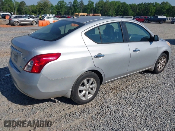 2012 Nissan Versa SV with VIN 3N1CN7APXCL867337, listed as a IAAI auction lot 42079349 with 260,442 mi miles. Bid and sale history available at carsss.com. Image 4.