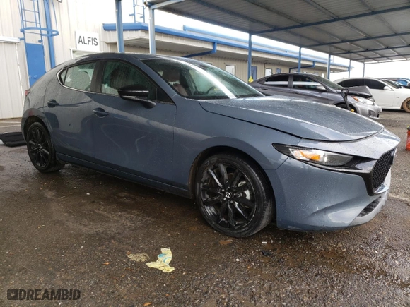 2024 Mazda Mazda3 Hatchback 2.5 S Carbon Edition with VIN JM1BPBLM7R1703956, listed as a Copart auction lot 46068925 with 20,335 mi miles and Non Repairable. Bid and sale history available at carsss.com. Image 4.