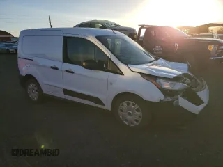 2021 Ford Transit Connect XL with VIN NM0LS6E26M1485746, listed as a Copart auction lot 84166864 with 25,547 mi miles and Salvage title. Bid and sale history available at DreamBid. Image 4.