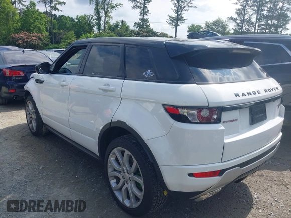 2014 Land Rover Range Rover Evoque Dynamic with VIN SALVT2BG0EH893971, listed as a IAAI auction lot 42445559 with 124,229 mi miles and . Bid and sale history available at DreamBid. Image 3.