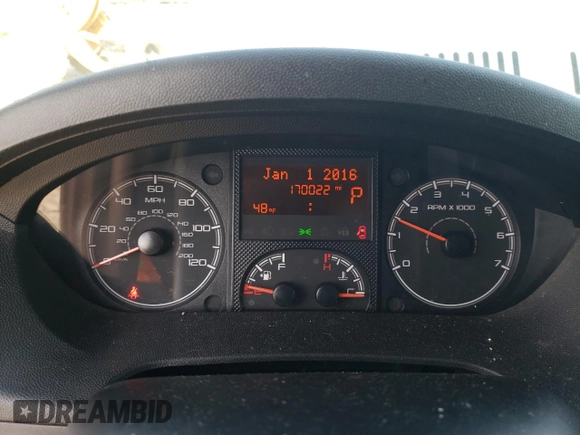 2017 Ram ProMaster Cargo with VIN 3C6TRVBG9HE532657, listed as a Copart auction lot 43176645 with 170,022 mi miles and Clean Title. Bid and sale history available at DreamBid. Image 9.