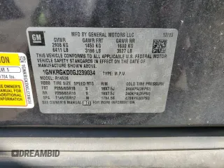 2016 Chevrolet Traverse LT with VIN 1GNKRGKD0GJ239034, listed as a Copart auction lot 48571635 with 131,749 mi miles and Salvage Title. Bid and sale history available at carsss.com. Image 14.