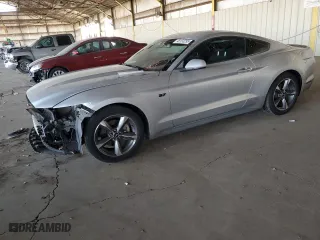 2015 Ford Mustang V6 with VIN 1FA6P8AM9F5332963, listed as a Copart auction lot 48133295 with 94,725 mi miles and Salvage Title. Bid and sale history available at carsss.com. Image 1.