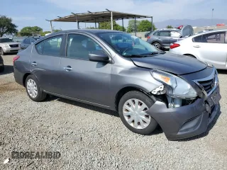 2016 Nissan Versa S with VIN 3N1CN7APXGL819150, listed as a Copart auction lot 59051605 with 124,360 mi miles and Salvage title. Bid and sale history available at DreamBid. Image 4.