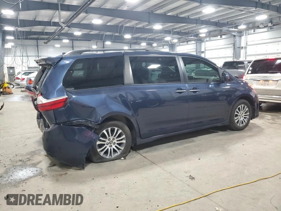 2018 Toyota Sienna XLE Auto Access Seat с VIN 5TDYZ3DCXJS936205, выставлен на аукционе Copart как лот 56593605 с пробегом 100 515 миль миль и Списание • Salvage title. История ставок и продаж доступна на DreamBid. Изображение 3.