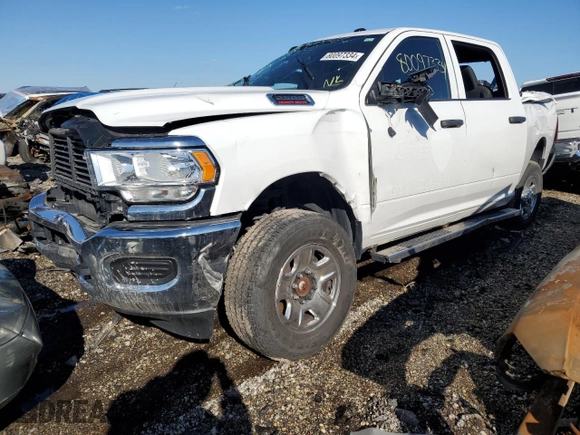 2022 Ram 2500 Tradesman with VIN 3C6UR5CJ2NG125553, listed as a Copart auction lot 80097334 with 0 mi miles and Salvage Title. Bid and sale history available at carsss.com. Image 1.