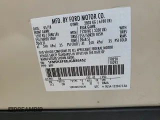 2018 Ford Explorer Limited with VIN 1FM5K8F88JGB86452, listed as a Copart auction lot 54562565 with Not Provided miles and Salvage Title. Bid and sale history available at carsss.com. Image 14.