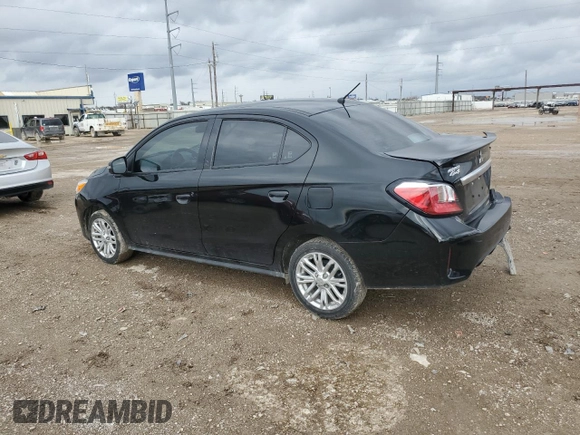 2023 Mitsubishi Mirage SE z VIN ML32FVFJ3PHF06556, wystawiony jako Copart lot #85017264 z przebiegiem 34 585 mil mil oraz Szkoda całkowita • Salvage title. Historia ofert i sprzedaży dostępna na DreamBid. Obrazek 2.