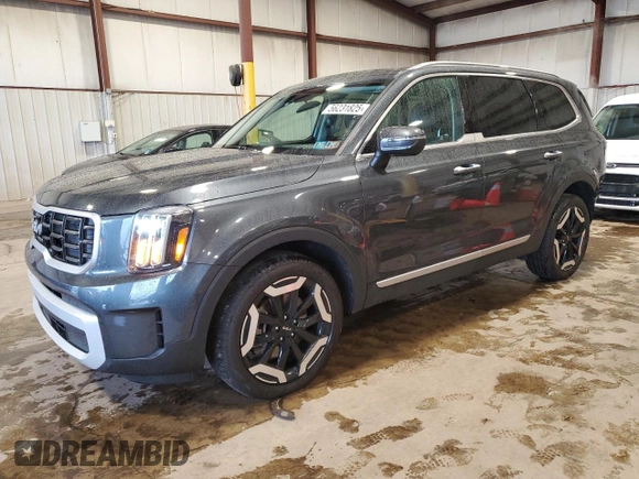 2024 Kia Telluride S с VIN 5XYP6DGC5RG533974, выставлен на аукционе Copart как лот 56231825 с пробегом 12 763 миль миль и Списание • Salvage title. История ставок и продаж доступна на DreamBid. Изображение 1.