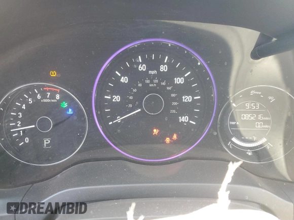2018 Honda HR-V EX-L Navi with VIN 3CZRU6H70JM700433, listed as a Copart auction lot 42049345 with 85,216 mi miles and Salvage Title. Bid and sale history available at carsss.com. Image 9.