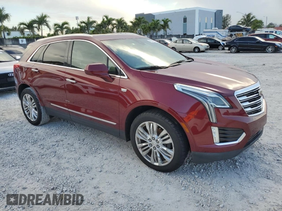 2017 Cadillac XT5 Premium Luxury FWD with VIN 1GYKNCRS4HZ108414, listed as a Copart auction lot 47059375 with 62,259 mi miles and Salvage Title. Bid and sale history available at DreamBid. Image 4.