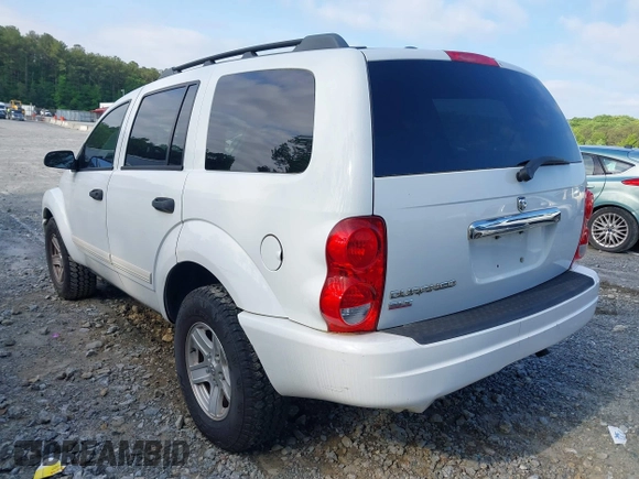 2005 Dodge Durango SLT with VIN 1D4HD48N25F566201, listed as a IAAI auction lot 42131767 with 168,615 mi miles and . Bid and sale history available at DreamBid. Image 3.