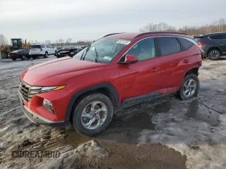2022 Hyundai Tucson SEL with VIN 5NMJBCAE5NH060342, listed as a Copart auction lot 46814005 with 42,198 mi miles and Salvage Title. Bid and sale history available at carsss.com. Image 1.
