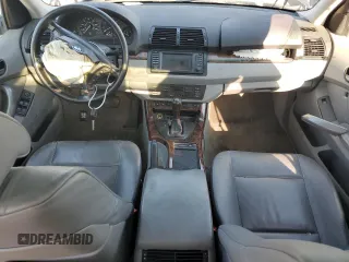 2004 BMW X5 4.4i with VIN 5UXFB53574LV08364, listed as a Copart auction lot 60208634 with 186,302 mi miles and Salvage Title. Bid and sale history available at carsss.com. Image 8.