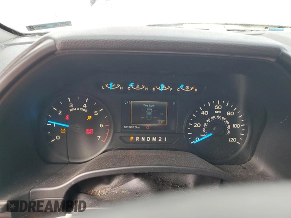 2017 Ford F-150 XL with VIN 1FTEX1CF0HKE54952, listed as a Copart auction lot 41434955 with 181,807 mi miles and Salvage Title. Bid and sale history available at carsss.com. Image 9.