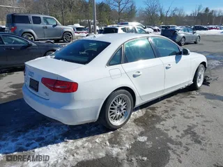 2013 Audi A4 Premium Plus with VIN WAUFFAFL9DN022682, listed as a IAAI auction lot 41605430 with 104,363 mi miles. Bid and sale history available at carsss.com. Image 4.