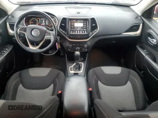 2014 Jeep Cherokee Latitude with VIN 1C4PJLCBXEW172132, listed as a Copart auction lot 47528285 with 154,268 mi miles and Salvage Title. Bid and sale history available at carsss.com. Image 8.