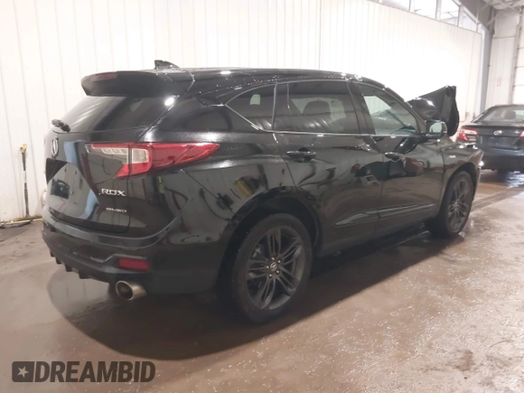 2022 Acura RDX w/A-Spec Package with VIN 5J8TC2H62NL011985, listed as a IAAI auction lot 40366073 with 41,675 mi miles. Bid and sale history available at carsss.com. Image 4.