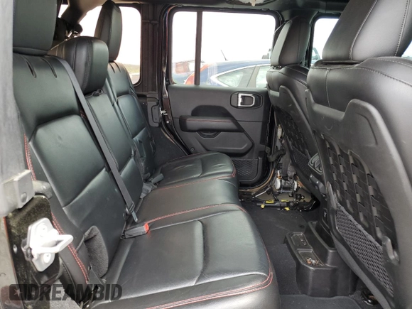 2018 Jeep Wrangler Unlimited Rubicon with VIN 1C4HJXFG8JW232955, listed as a Copart auction lot 49898225 with 22,717 mi miles and Salvage title. Bid and sale history available at DreamBid. Image 10.