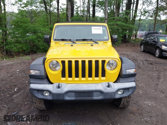 2019 Jeep Wrangler Unlimited Sport S z VIN 1C4HJXDNXKW565788, wystawiony jako IAAI lot #42265966 z przebiegiem 10 695 mil mil oraz . Historia ofert i sprzedaży dostępna na DreamBid. Obrazek 12.