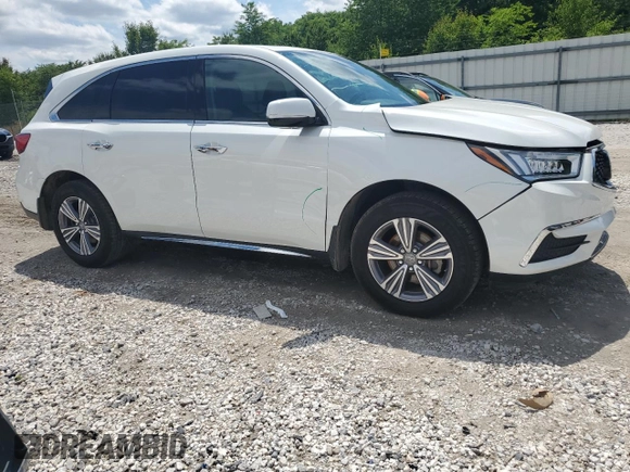 2020 Acura MDX z VIN 5J8YD4H3XLL029314, wystawiony jako Copart lot #58384655 z przebiegiem 59 365 mil mil oraz Szkoda całkowita • Salvage title. Historia ofert i sprzedaży dostępna na DreamBid. Obrazek 4.