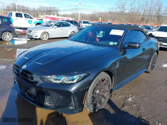 2023 BMW M4 Competition xDrive with VIN WBS33BA03PCL67913, listed as a IAAI auction lot 41223413 with 30,021 mi miles. Bid and sale history available at carsss.com. Image 17.