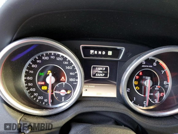 2013 Mercedes-Benz G-Class AMG G 63 with VIN WDCYC7DF8DX206966, listed as a Copart auction lot 89137235 with 53,257 mi miles and Clean Title. Bid and sale history available at carsss.com. Image 9.