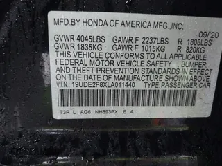 2020 Acura ILX Premium with VIN 19UDE2F8XLA011440, listed as a IAAI auction lot 42354269 with 61,280 mi miles and . Bid and sale history available at DreamBid. Image 9.