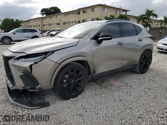 2024 Lexus NX with VIN 2T2KGCEZ0RC050960, listed as a Copart auction lot 69691444 with 6,975 mi miles and Salvage Title. Bid and sale history available at carsss.com. Image 1.
