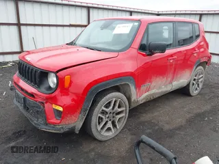 2021 Jeep Renegade Upland Edition with VIN ZACNJDAB8MPM65066, listed as a IAAI auction lot 41798043 with 55,247 mi miles. Bid and sale history available at carsss.com. Image 17.